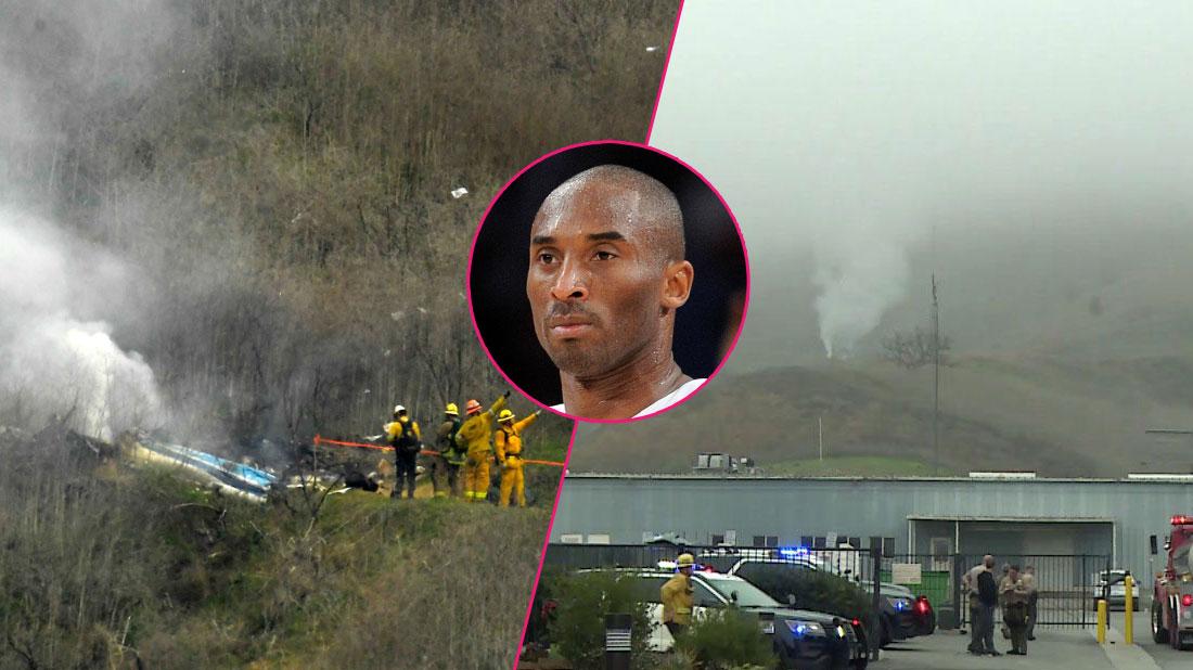 Kobe Bryant Dies Helicopter Crash Scene