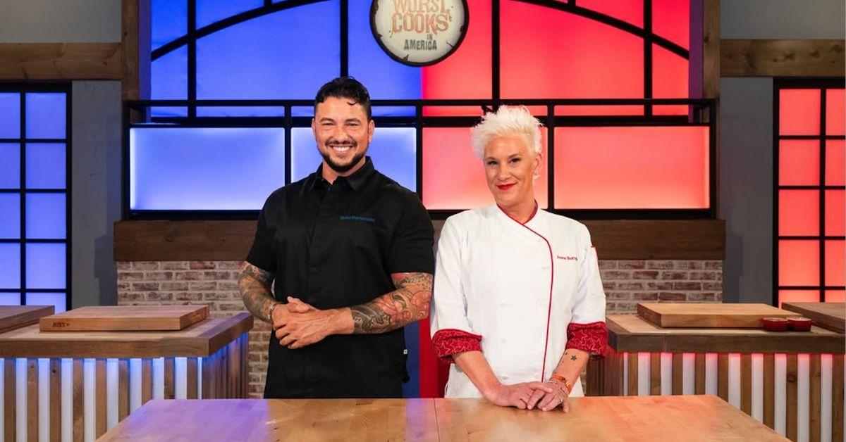 Photo of Anne Burrell and Gabe Bertaccini
