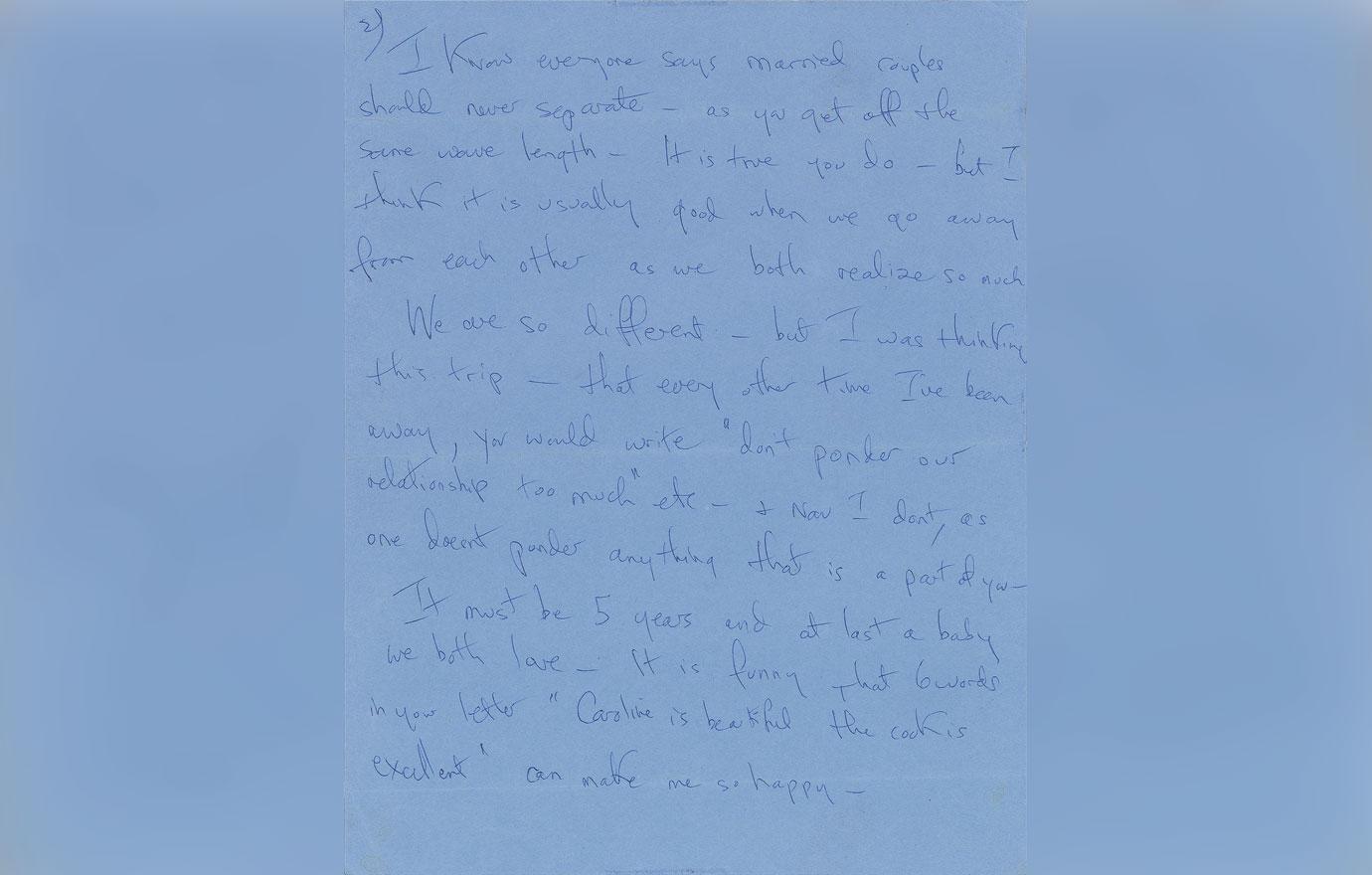 Jackie Kennedy Onassis Love Letter To Jfk And Mementos Up For Auction