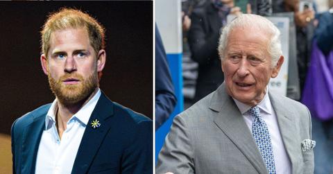 Photo of Prince Harry and King Charles