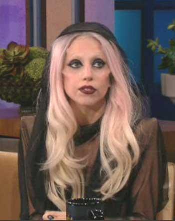 //lady gaga on leno