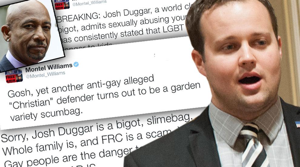 Montel Williams Twitter Rant To Josh Duggar -- Calls Him 'Scumbag'