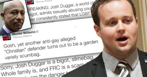 Montel Williams Twitter Rant To Josh Duggar -- Calls Him 'Scumbag'