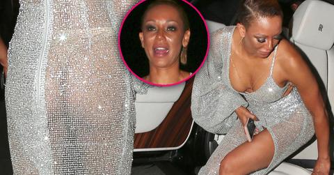 Mel B Wears Sheer Gown Rumors Dating Cop