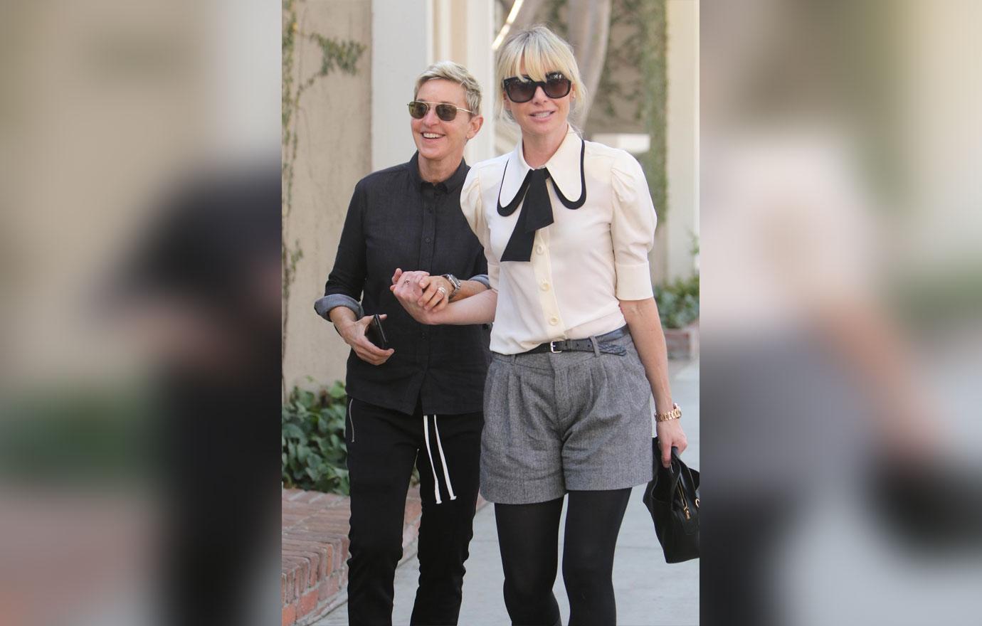 Ellen Degeneres Portia De Rossi Step Out Vow Renewal Soon