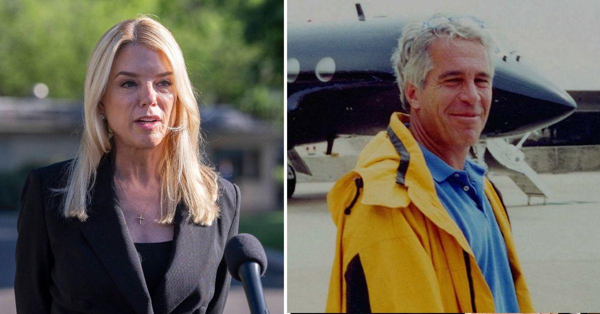 Photo of Pam Bondi and Jeffrey Epstein