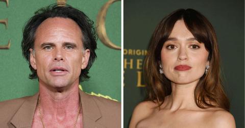 Split photos of Walton Goggins, Aimie Lou Wood