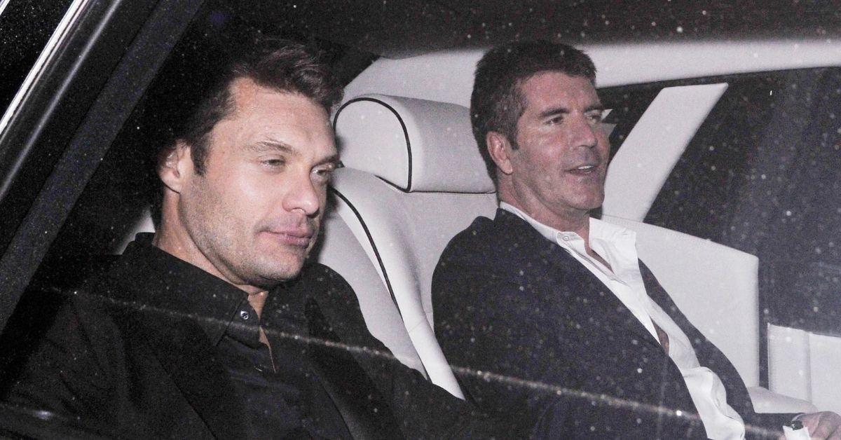 picture of Simon Cowell and Ryan Seacrest