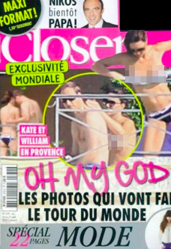French Magazine Removes Kate Middleton Topless Photos From
