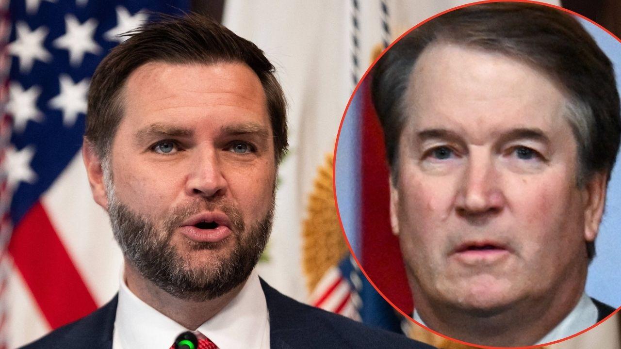 Photo of JD Vance, Brett Kavanaugh