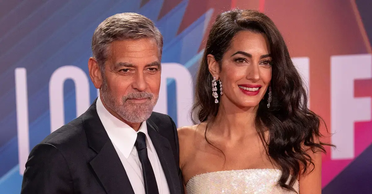 Photo of George Clooner and Amal Alamuddin