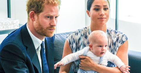 Photo of Prince Harry, Archie and Meghan Markle