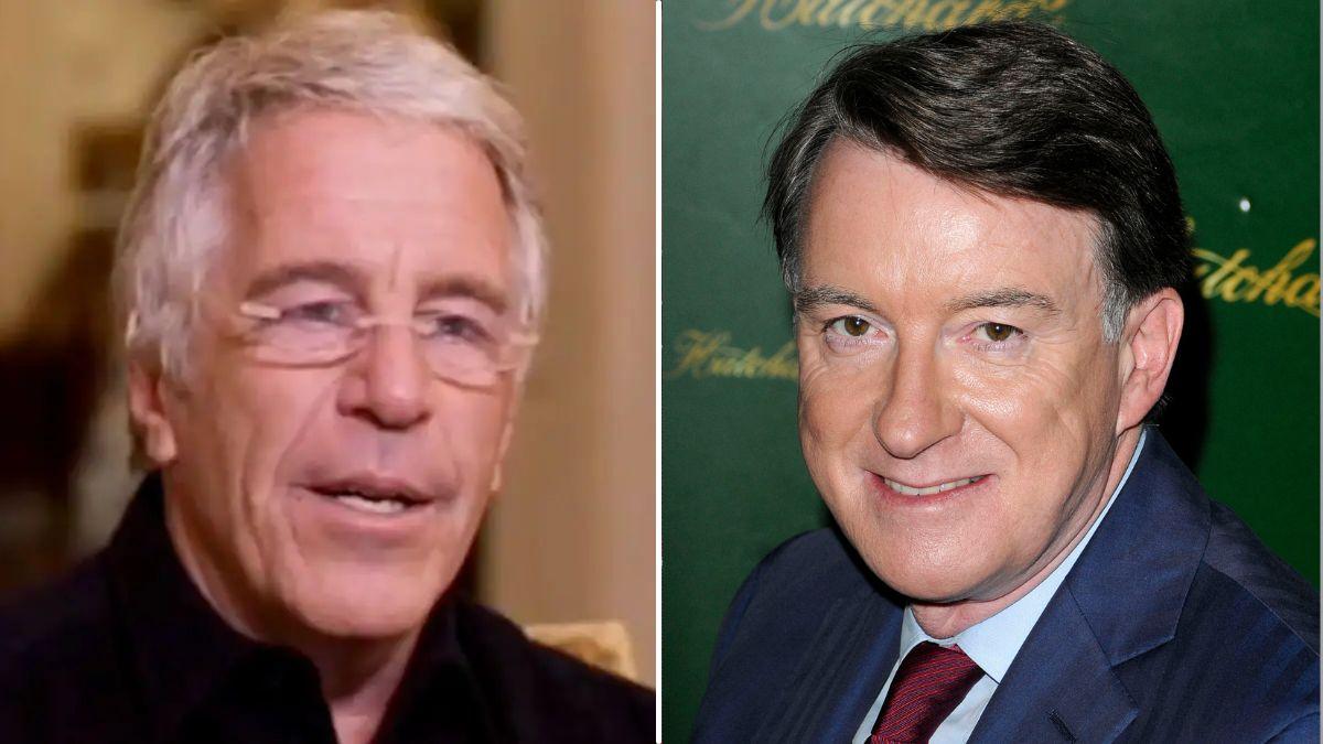 Photo of Jeffrey Epstein and Peter Mandelson