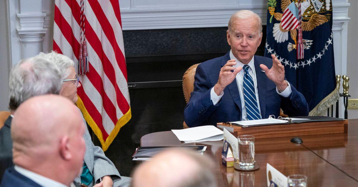 President Joe Biden Accidentally Shows Reporters Cheat Sheet 