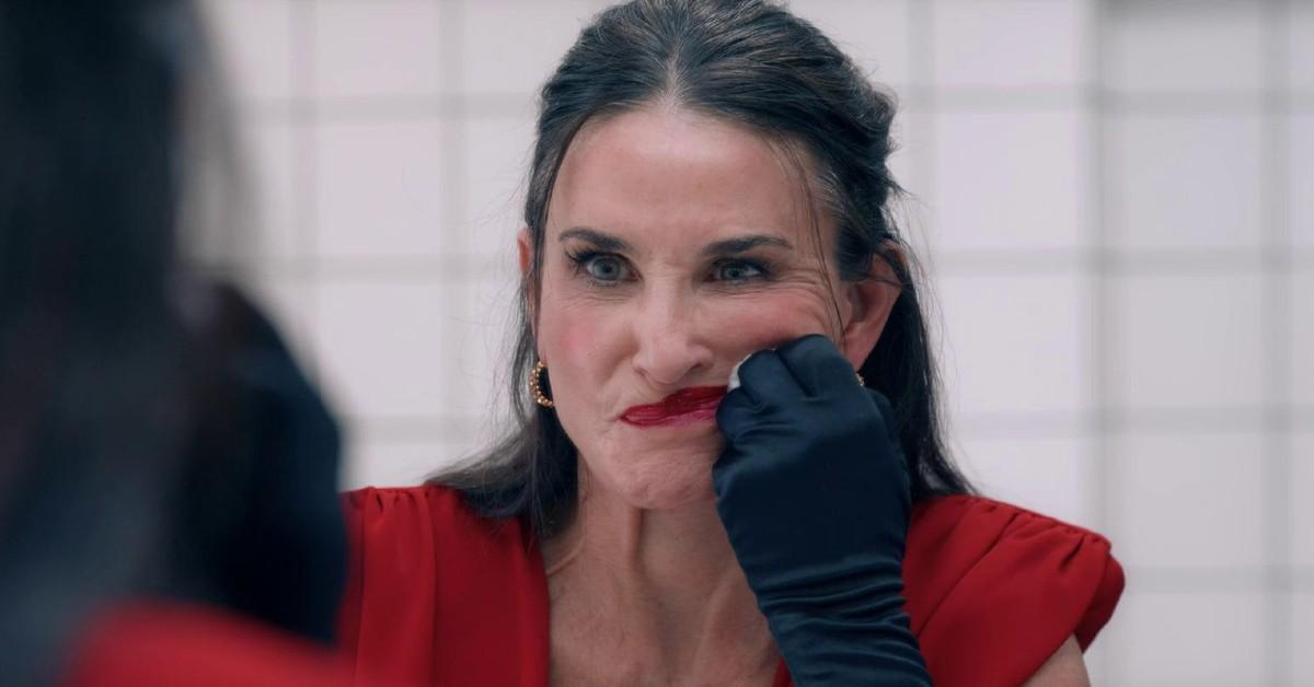 Still shot of Demi Moore in 'The Substance'.