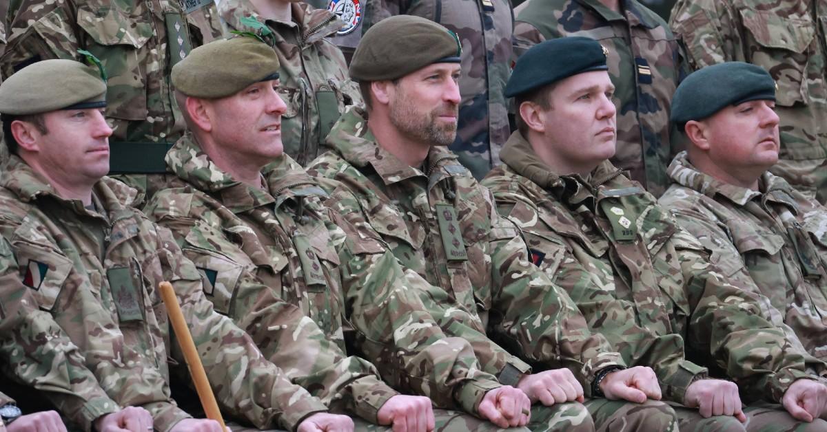 prince william army visit estonia