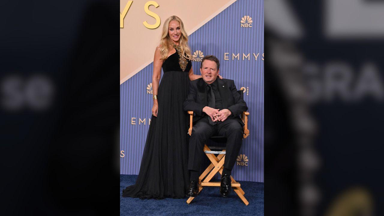picture of Michael j. Fox and Tracy Pollan