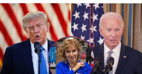Split photo of Donald Trump, Joy Behar, and Joe Biden