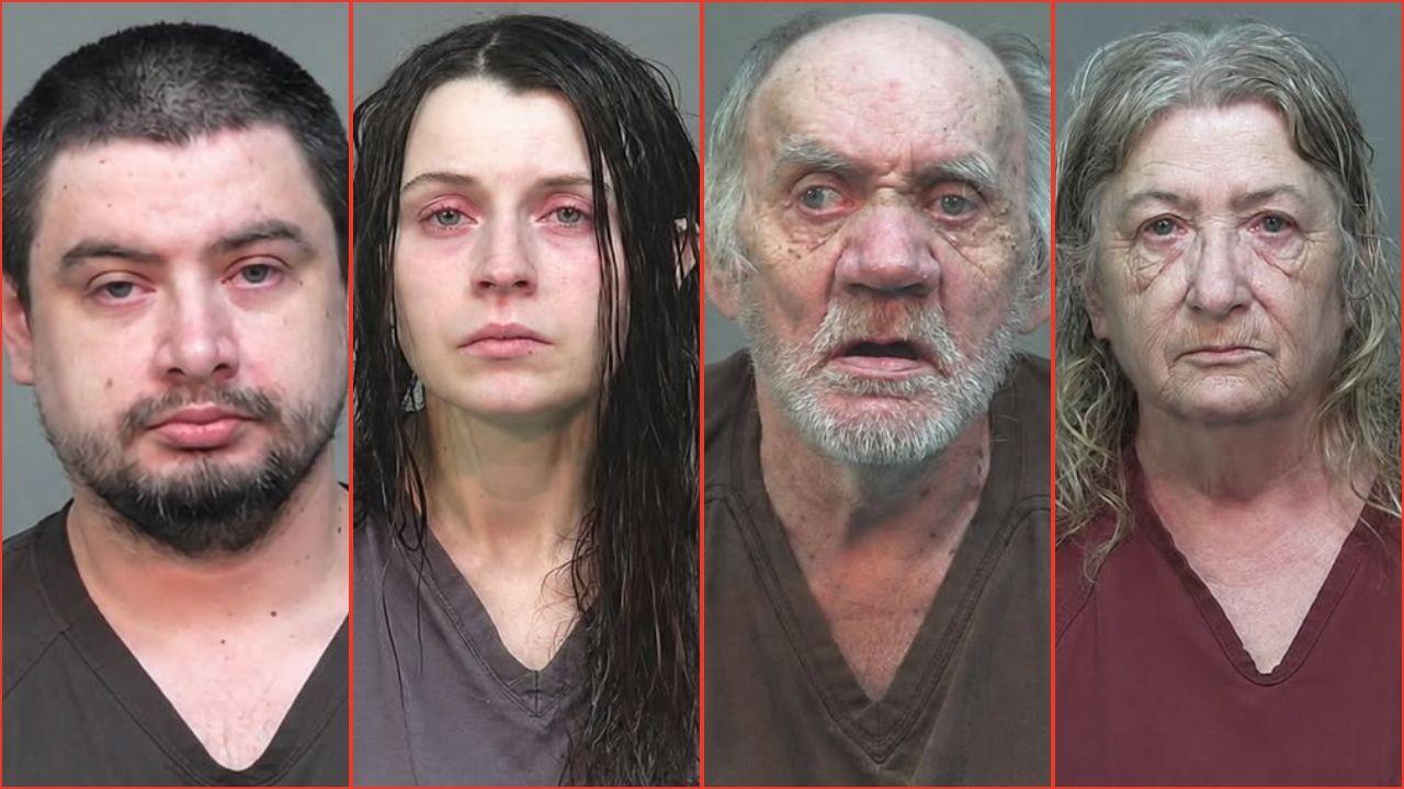 Photo of Gary Jr, Elizabeth, Gary Sr. and Christina Siders