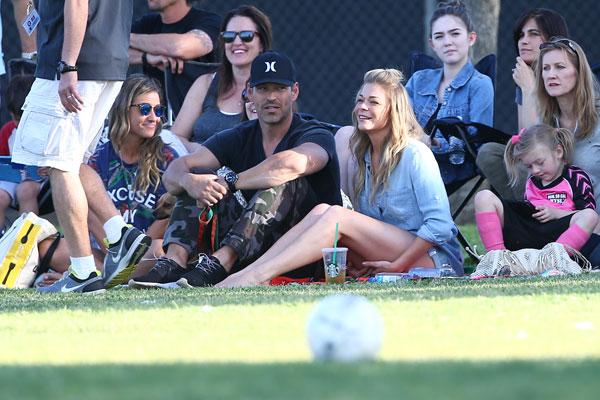 LeAnn Rimes & Eddie Cibrian At Stepson's Soccer Game