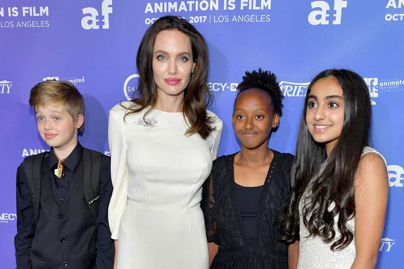 Angelina Jolie Scary Skinny White Gown Red Carpet Premiere