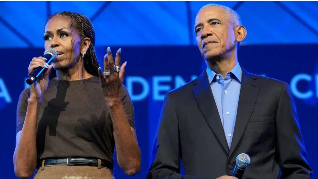 Photo of Michelle and Barack Obama