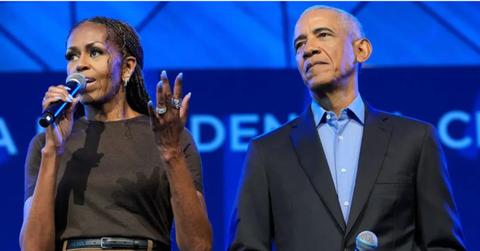 Photo of Michelle and Barack Obama