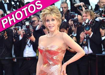 //jane fonda red carpet cannes