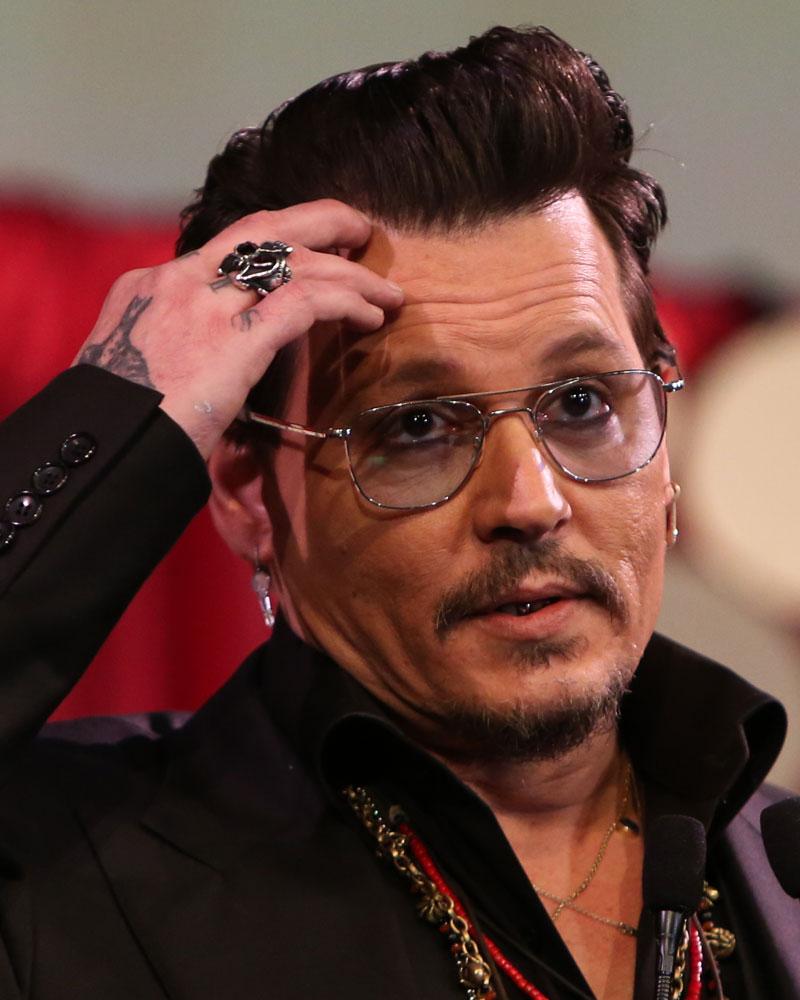 johnny depp pompadour