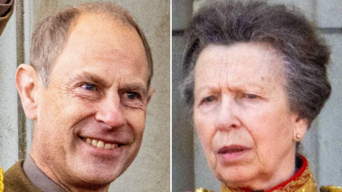 picture of prince edward and princess anne