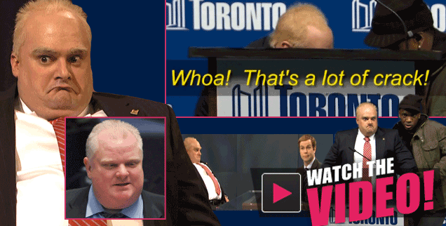 I Fell On My Little D Toronto Mayor Rob Ford Gets Taken Down On Snl