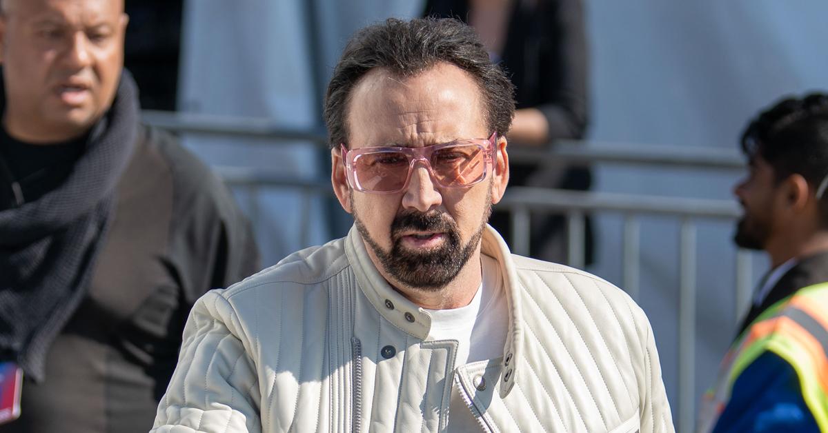 nicolas cage seen first time after fight bar staff while drunk rowdy vegas