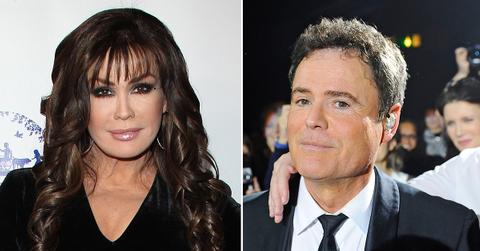 donny marie osmond fighting sick perfoming together