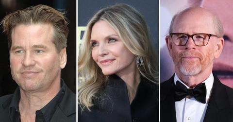 Composite photo of Val Kilmer, Michelle Pfeiffer, Ron Howard