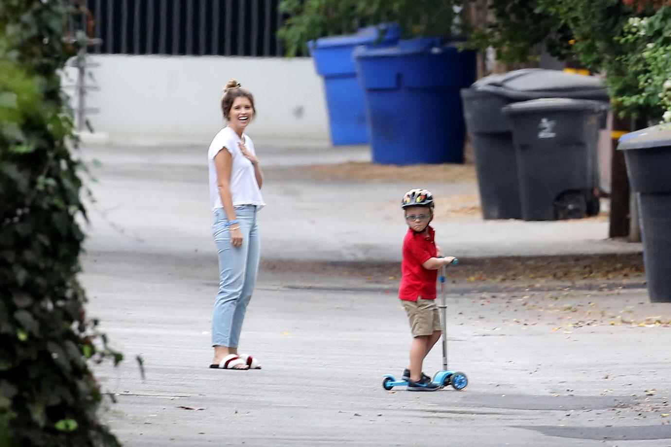 Katherine Schwarzenegger With Chris Pratt’s Son Jack