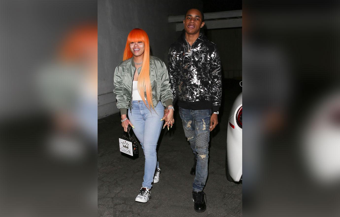 //Blac Chyna teen boyfriend PDA