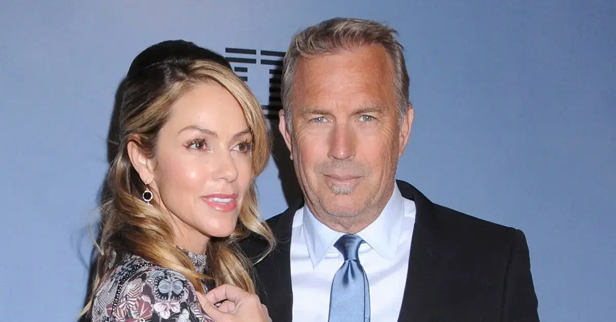 Kevin Costner and wife sport synchronised style for Super Bowl