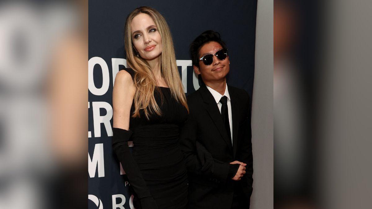 Photo of Angelina Jolie and Pax