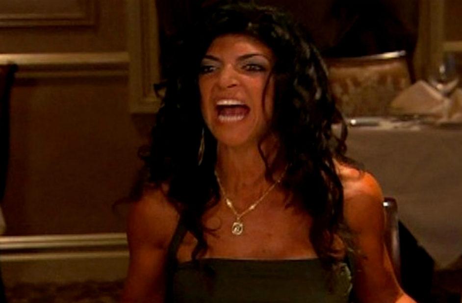 One of the first top reality show fights on The Real Housewives of New Jersey was when Teresa Giudice flipped the table.