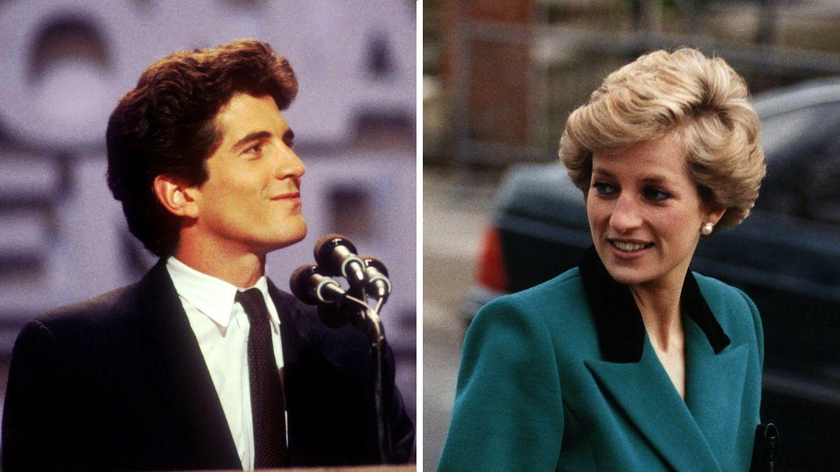 Photo of JFK Jr. and Princess Diana