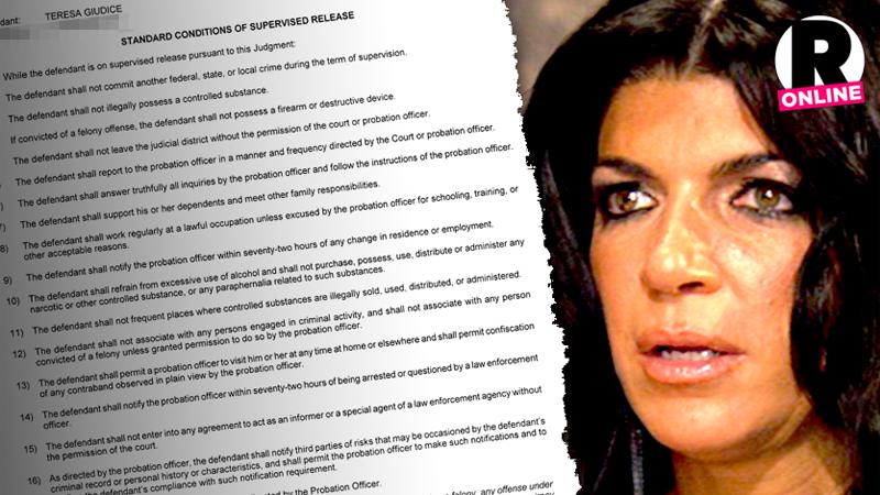 //teresa giudice probation terms search fraud prison pp sl