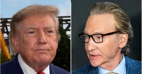 picture of Donald Trump and Bill Maher