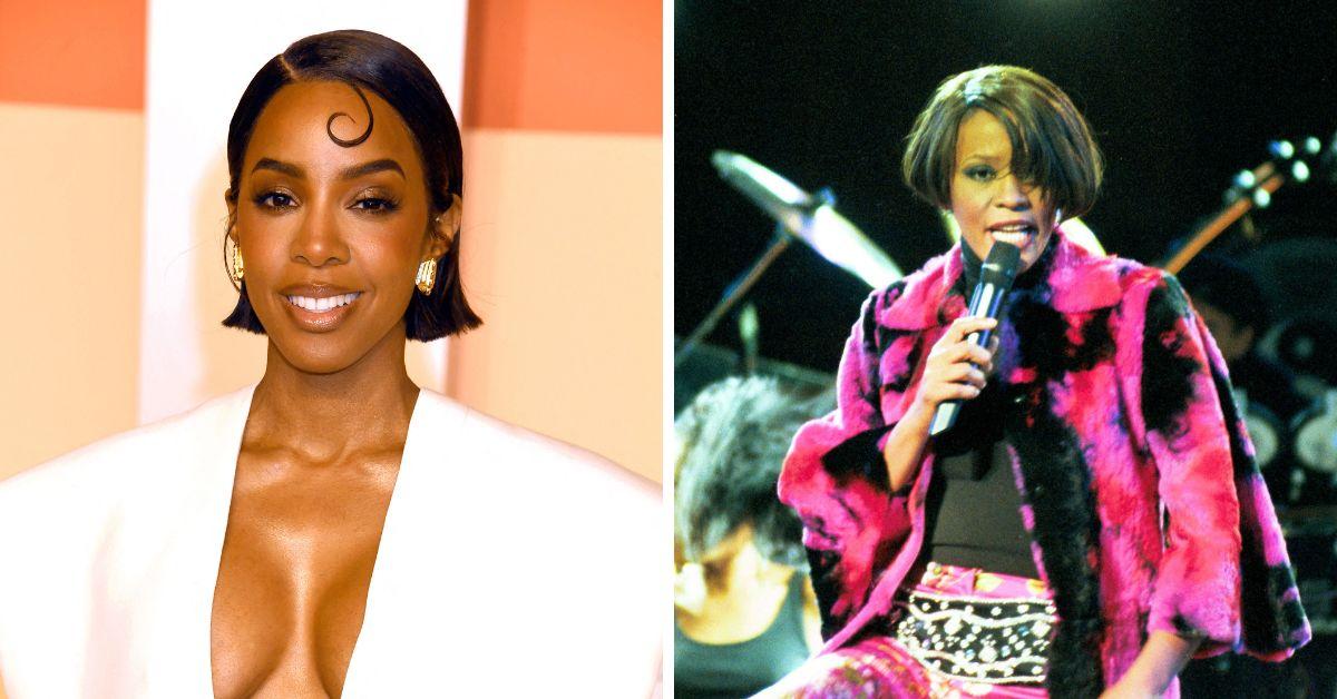 Photo of Kelly Rowland and Whitney Houston