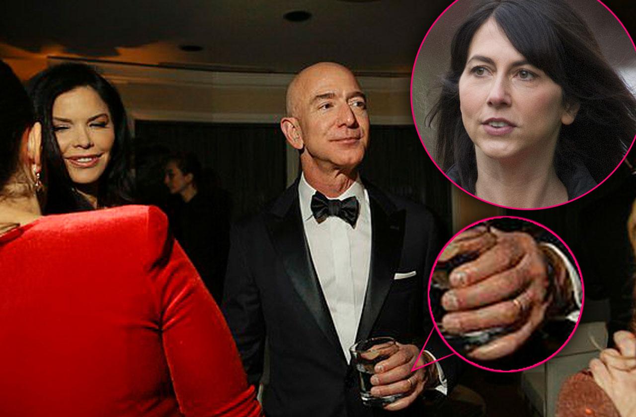 Jeff bezos mistress lauren Sanchez photographed golden globes cheating scandal