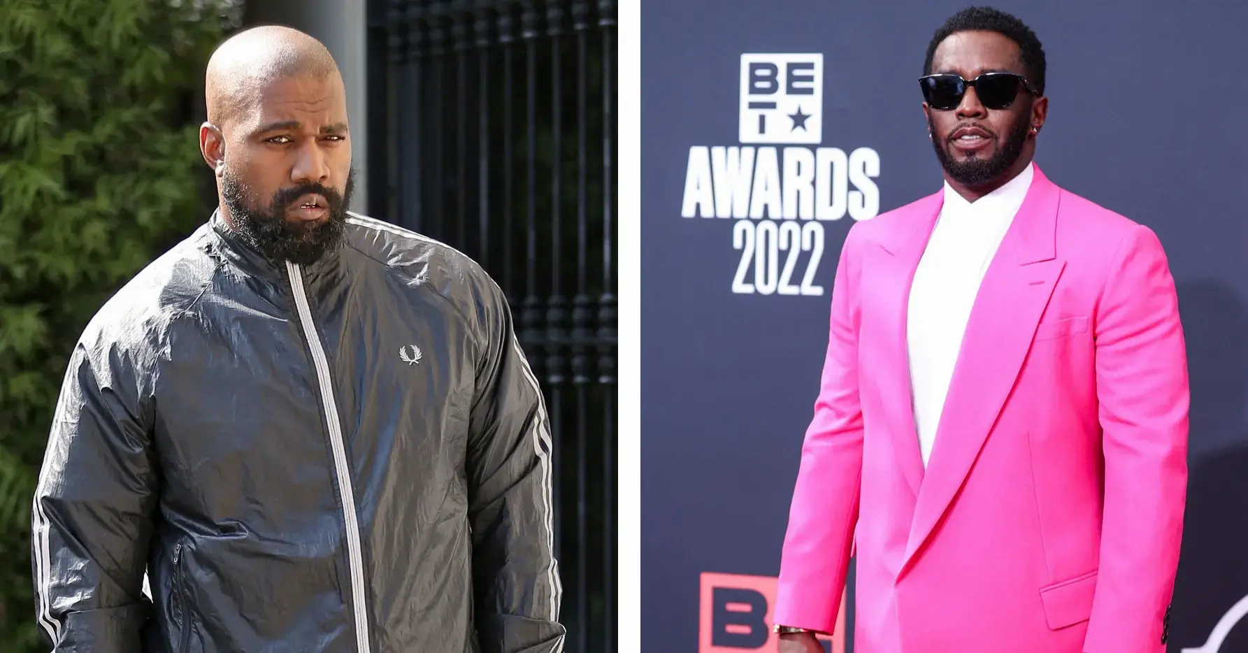 Photo of Kanye West, Sean 'Diddy' Combs