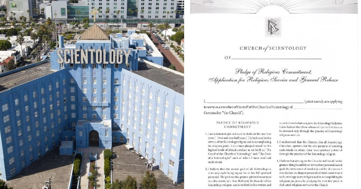 scientology staff contract pp