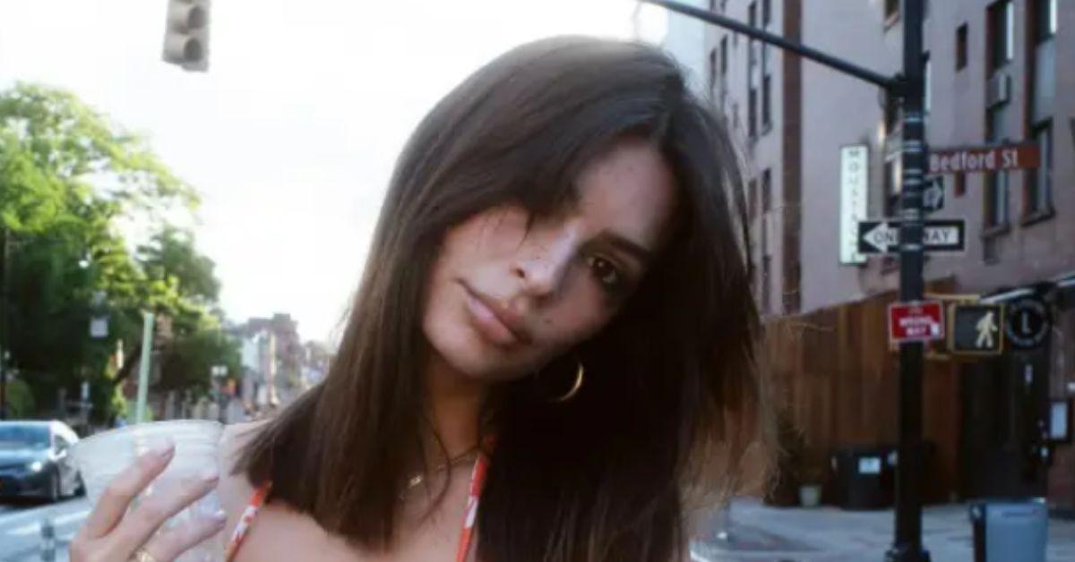 Emily Ratajkowski Flaunts Itsy Bitsy Tiny Bikini In New York City 