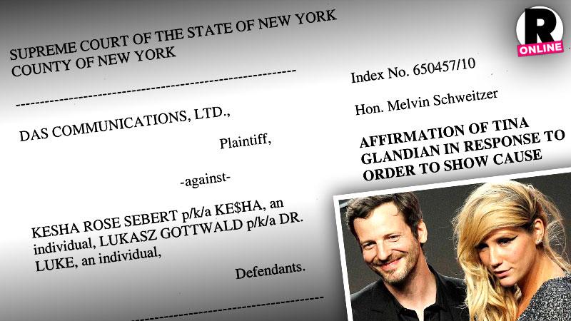 kesha dr luke sex lawsuit