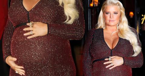 Pregnant Jessica Simpson Baby Bump LAX