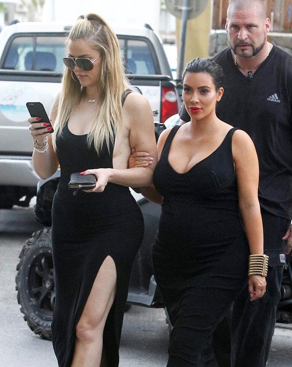 //khloe kardashian side boob kim kardashian kendall jenner cleavage kourtney kardashian st barts